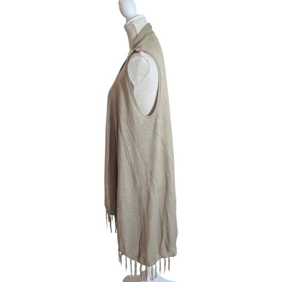 Joseph A Fringe Knit Vest / Cardigan - Picture 3 of 4